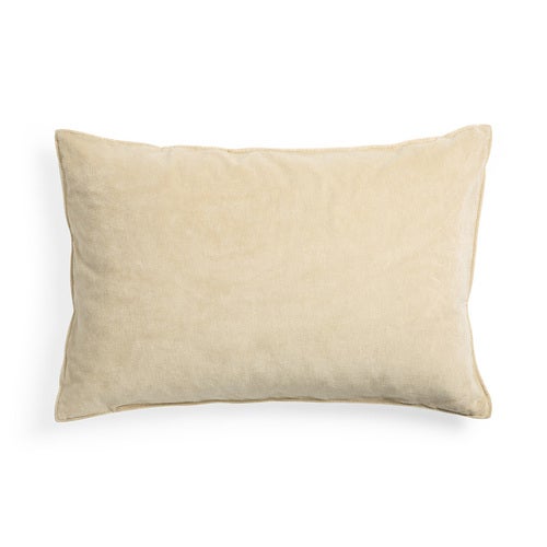 Velvet Putetrekk Sand 60x40 cm