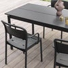 Linear Steel Spisebord 200X75 cm Dark Green 