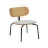 Curious lenestol eik/svart Sterling