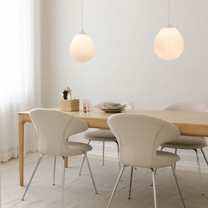 Around World lampeskjerm Ø27 cm White/
Brushed Steel