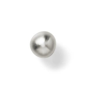 Mushroom Knagg - Brushed Stainless Steel