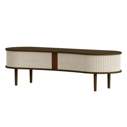 Audacious TV-stativ Mørk eik/White Sands