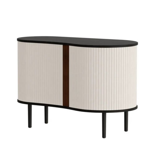 Audacious skap svart eik/White Sands