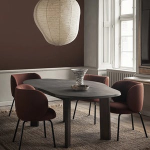 Rico Spisestol Black Tonus - Red Brown