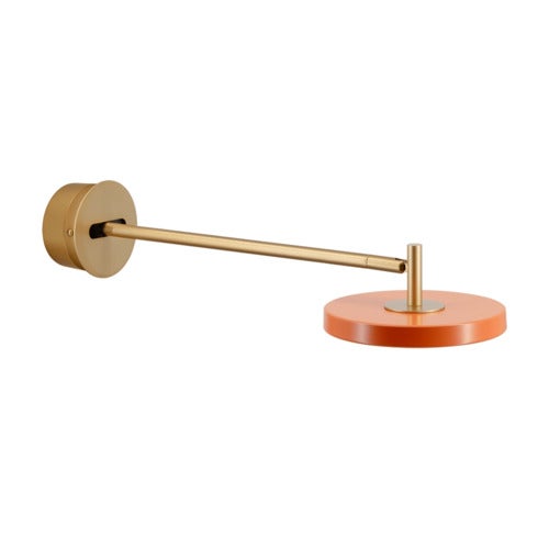 Asteria Wall Long Vegglampe Ø15 cm Nuance Orange