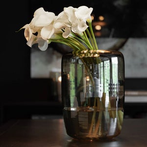 Reef-vase i munnblåst glass Ø28 cm