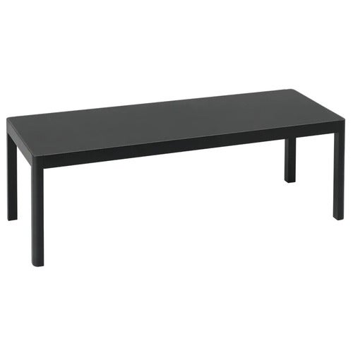 Workshop sofabord 43 x 120 cm - Black Linoleum