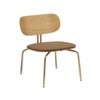 Curious lenestol eik/messing Sugar Brown