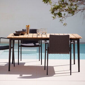 Core Spisebord 90X160 cm Lava Grey