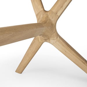 X Spisebord eik 250x100x76 cm