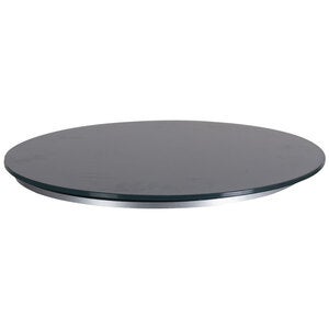 Elara snurrebrett 50 cm grå aluminium/glass Brafab