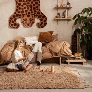 Amass Teppe 150x140 cm - Hvit Pepper