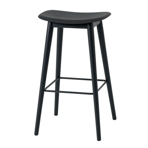 Fiber bar pallet høy Wood Base - 75 cm - Black/Anthracite Black