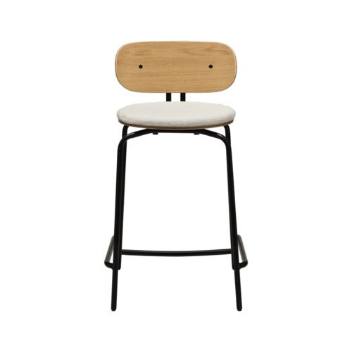 Curious lav barkrakk eik/svart Teddy White