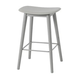 Fiber bar pallet låg Wood Base - 65 cm - Grey/Grey