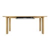 Comfort Circle Spisebord med uttrekk 132-202x132 Oak