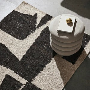 Piece Teppe 140x200 cm - Off-white/Kaffe