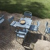 Linear Steel Bistrobord 70x70 cm Grey 