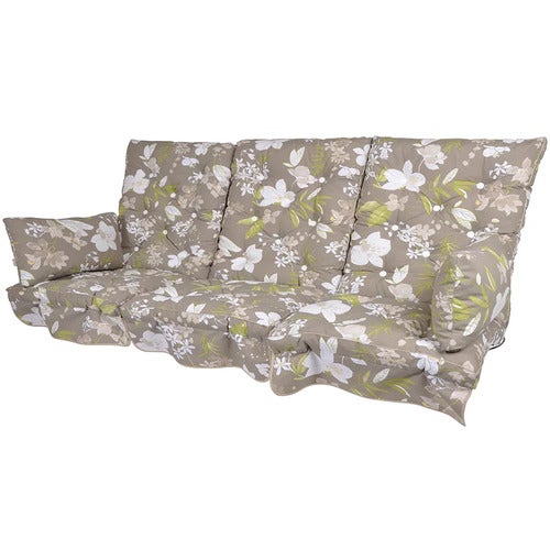 Hengekøyeputer med lav rygg Botanical Beige