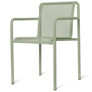 Dapple stol med armlener Tea Green