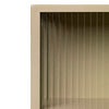Haze Vegghengt Skap - Reeded Glass - Cashmere