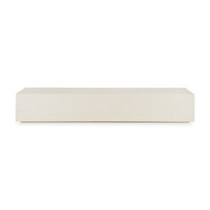 Elements gulvhylle/benk - off-white 180x45x30 cm