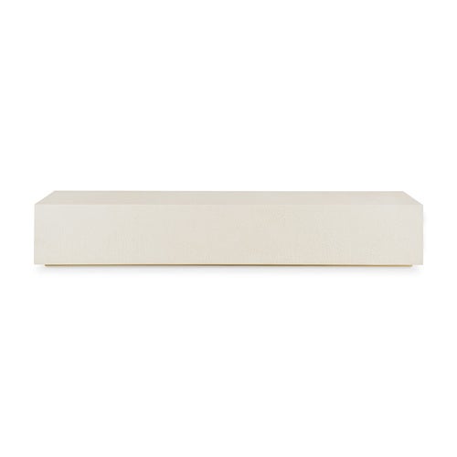 Elements gulvhylle/benk - off-white 180x45x30 cm