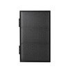 Haze Vegghengt Skap - Reeded Glass - Black