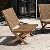 Julita loungelenestol Teak Brafab