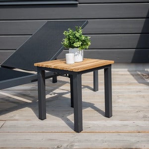 Mexico sidebord svart/teak