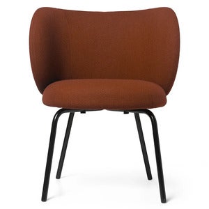 Rico Spisestol Black Tonus - Red Brown