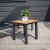 Mexico sidebord svart/teak