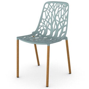 Forest Spisestol Iroko/Light Blue