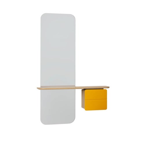One More Look Speil Eik/Saffron Yellow