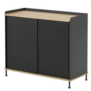 Enfold skjenk 100 x 45 cm  - oiled oak Anthracite Black