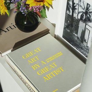 Frame book - Great Art, Beige