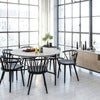 Ale spisebord 135 cm hvitoljet eik