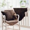Curly fåreskinn 60x95 cm Dark Brown