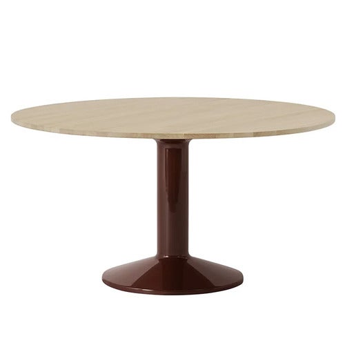 Midst spisebord 140 cm - Oiled Oak Dark Red