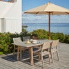 Ballare Spisebord 90x196-296 cm Teak 