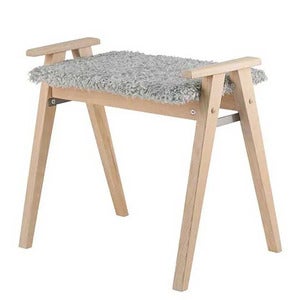 Alme Krakk Hvitoljet eik/safeskinn look lysegrå