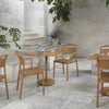 Linear Steel Bistrobord 70x70 cm Grey 