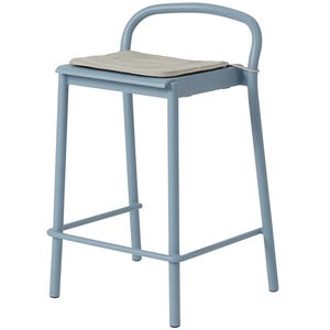 Linear Steel Sittepute til barkrakk Light Grey