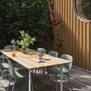 Fiber Outdoor Spisestol Anthracite Black 