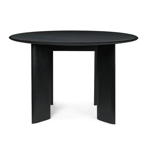 Bevel Spisebord Ø117 cm - Black Oiled Beech