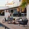 Ocean 3-seters sofa Mørkegrå Soft Rope