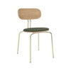 Curious spisestol eik/messing Racing Green
