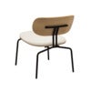 Curious lenestol eik/svart Teddy White