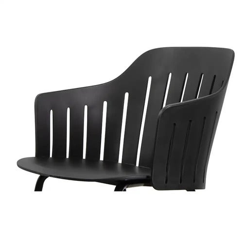 Stolskall INDOOR/OUTDOOR Svart, 100 % resirkulert polypropylen