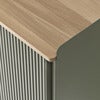 Enfold skjenk 148 x 45 cm  - oiled oak Dusty Green